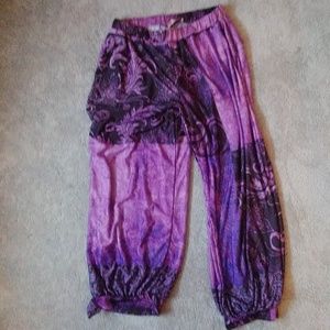 Purple capris